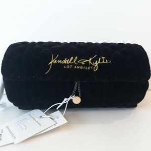Kendall + Kylie Black Foldover Pouch